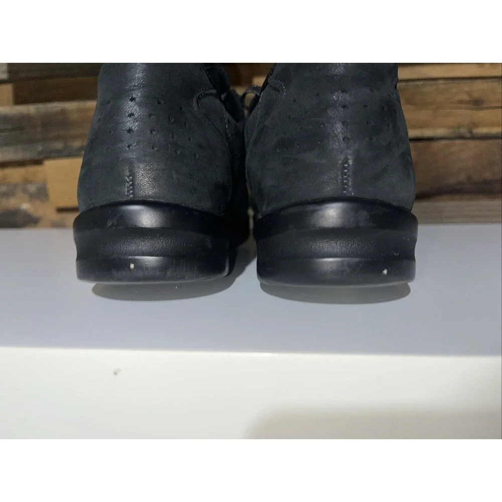 SAS Walk Easy Nero Black Nubuck Suede Walking Shoes - Womens Size US 9.5 M